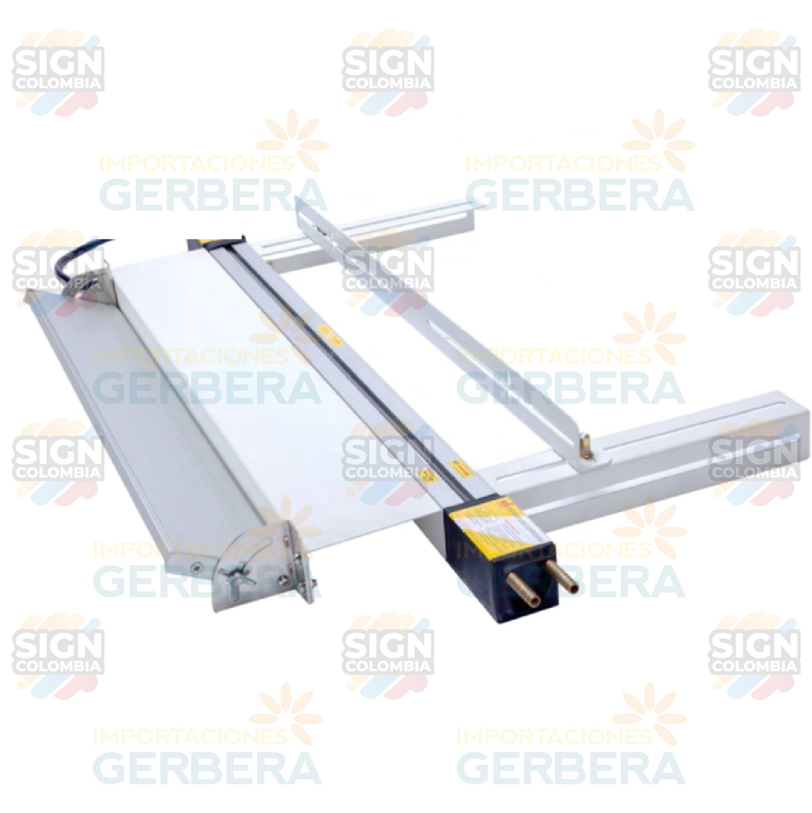 Máquina dobladora de PVC con caja de luz acrílica manual 1250/110V - SIGN COLOMBIA Plotter de corte